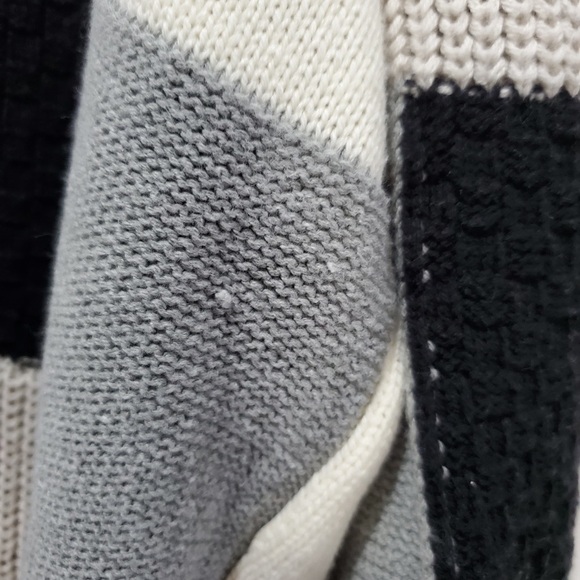 Show Me Your MuMu Ember Sweater Dress | Patchwork Knit Tunic M - Picture 4 of 9